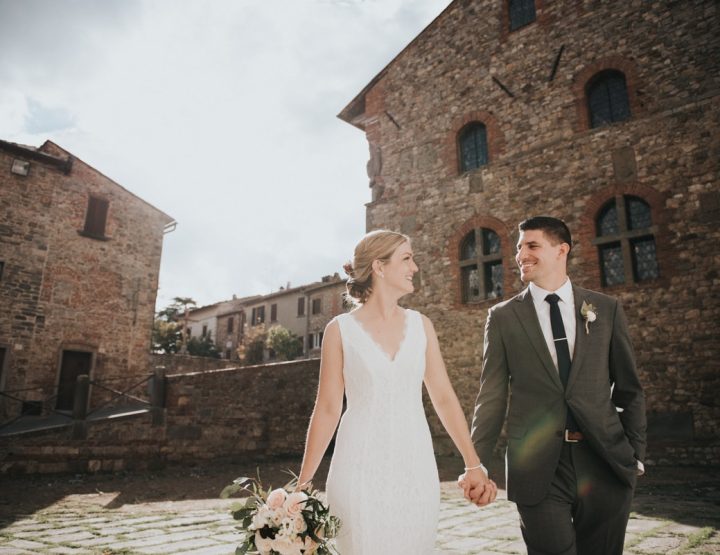 Ally & Ben //Wedding destination in Tuscany, Lucignano//