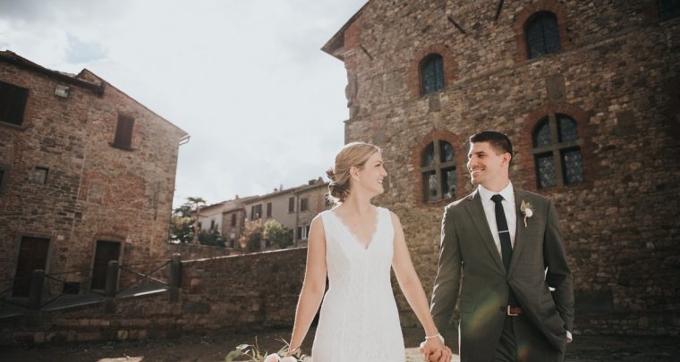 Ally & Ben //Wedding destination in Tuscany, Lucignano//