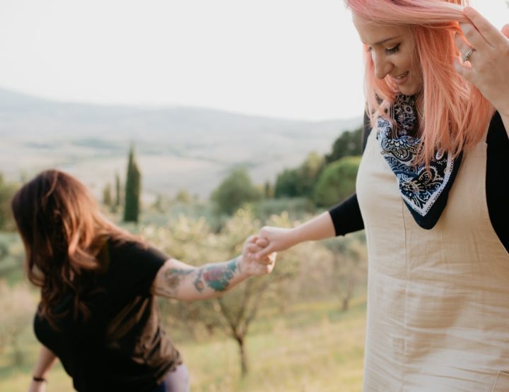 Same-sex engagement //Pienza, Tuscany//