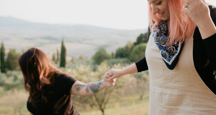 Same-sex engagement //Pienza, Tuscany//