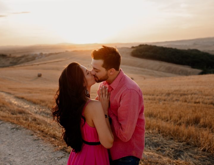 Engagement in Val d'Orcia