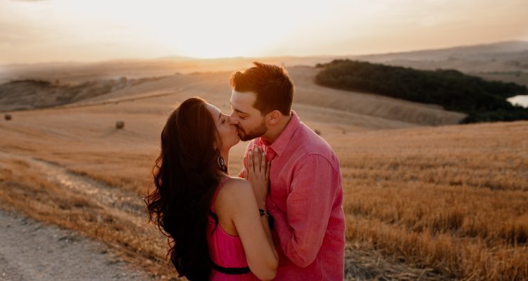 Engagement in Val d'Orcia