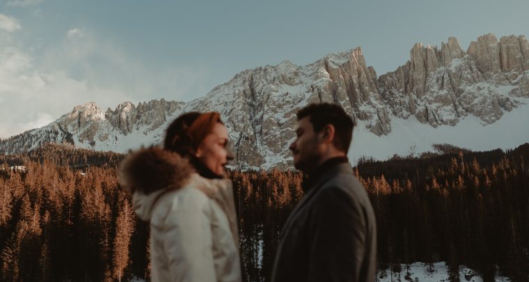 Engagement lago di Carezza, Bolzano