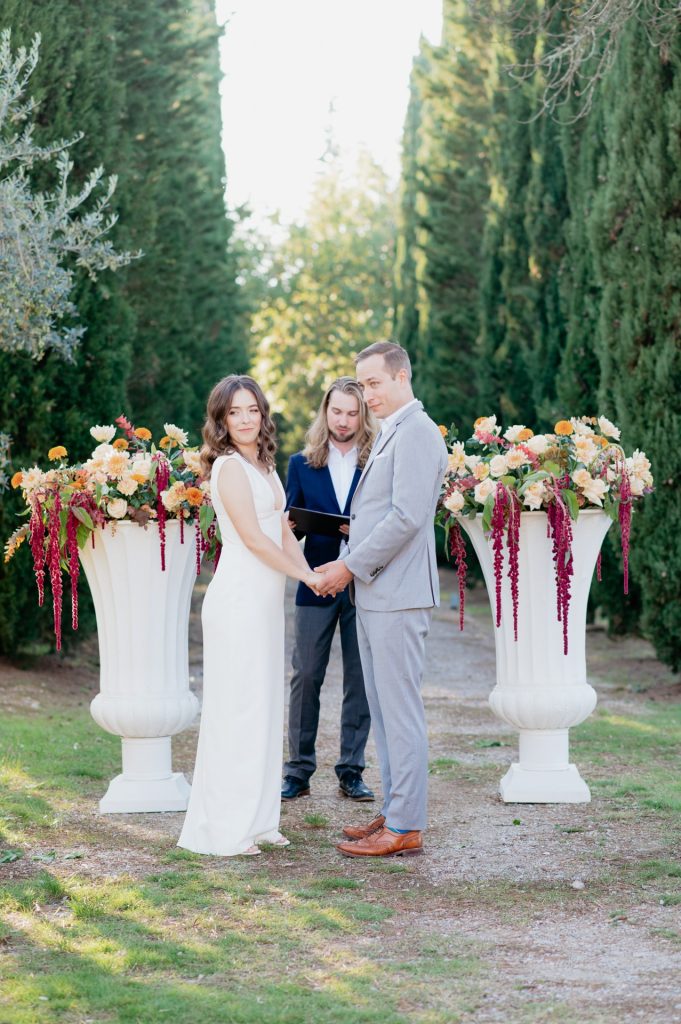 tuscany intimate wedding photographer