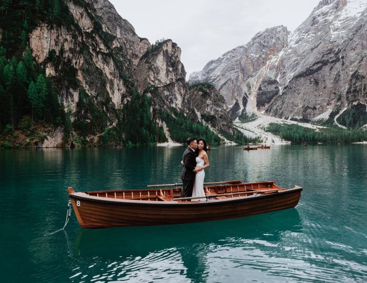 Wedding anniversary Lake Braies - Dolomites