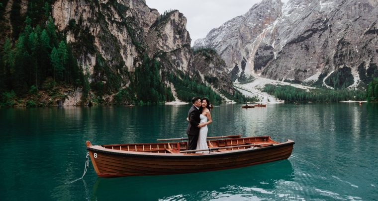 Wedding anniversary Lake Braies - Dolomites