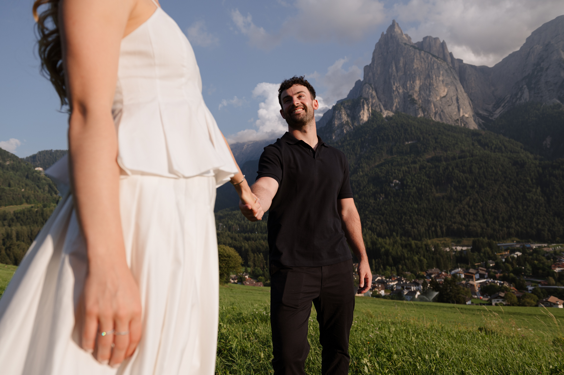 elopement photographer in dolomites