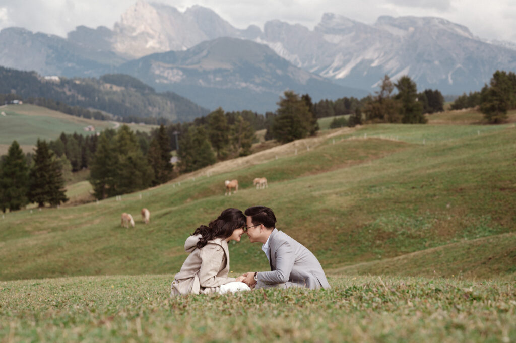 seiser alm, alpe di siusi wedding photographer