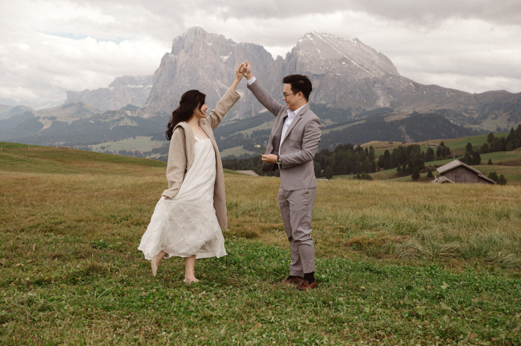 seiser alm, alpe di siusi wedding photographer